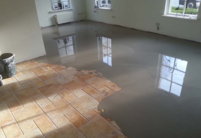Wat kost een gietvloer over tegels