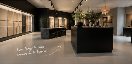 Showroom van Gietvloerenstore in Rhoon